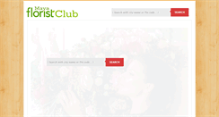 Desktop Screenshot of floristclub.org