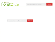 Tablet Screenshot of floristclub.org